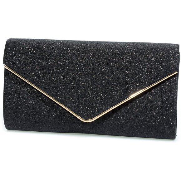 Womens Ladies Sparkling Party Handbag Evening Bag Clutch Purses - Picture 2 of 6